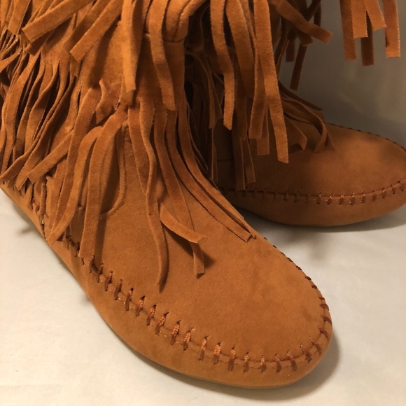 Boho Festival Fringe Boots - Picture 3 of 8